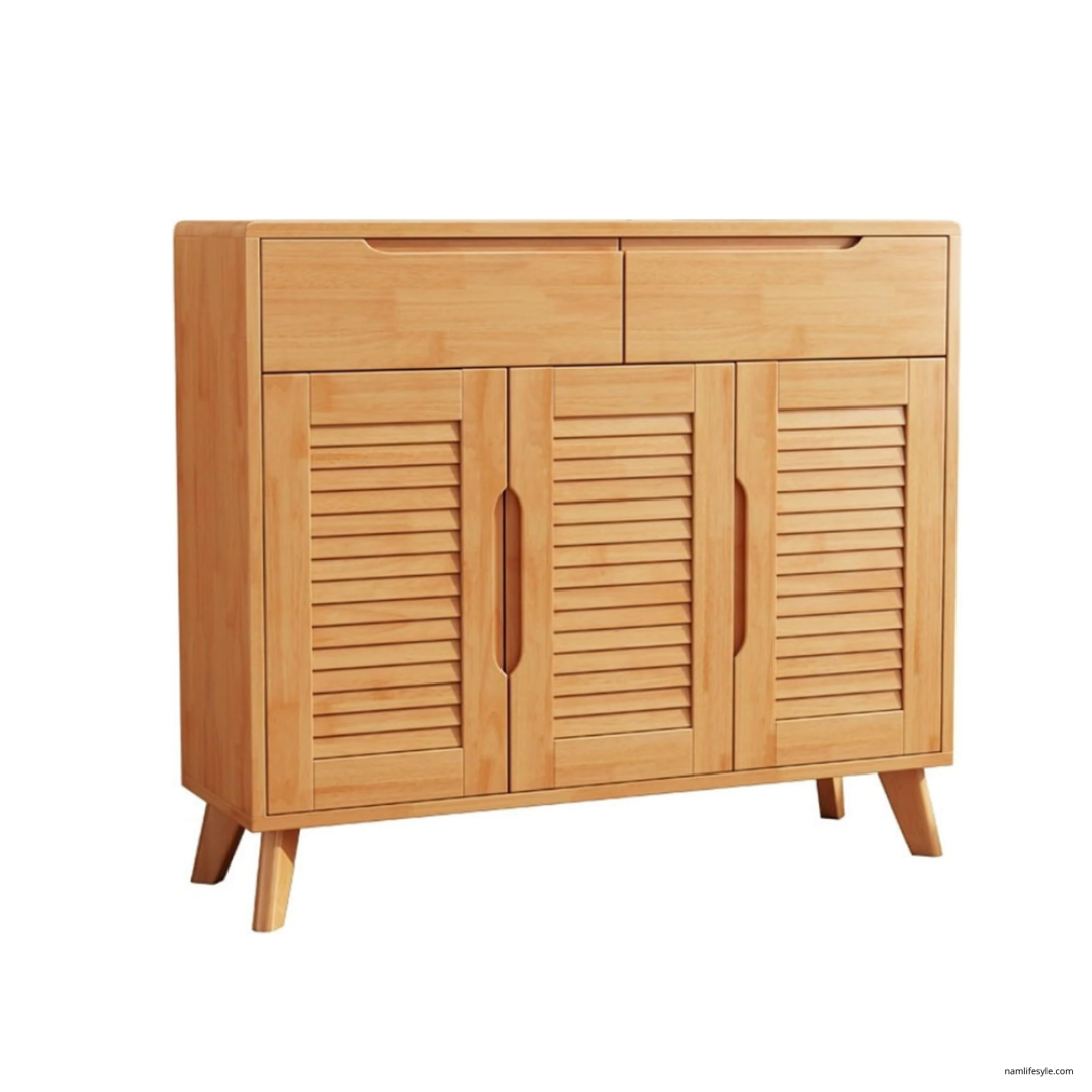Wood Shoe Cabinet