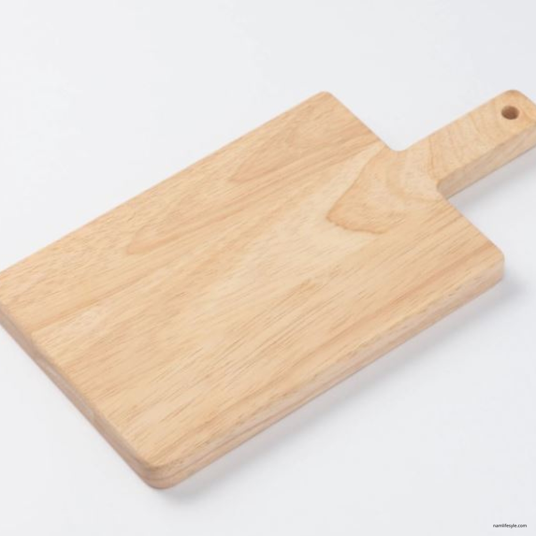 Rubberwood Square Cutting Board 