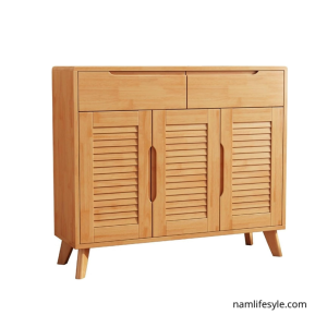 Wood Shoe Cabinet