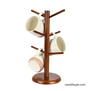 Mug Holder Coffee Cup Organizer for Kitchen Counter 352x150mm