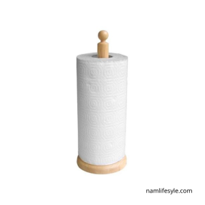Rubber wood tissue holder D120x305mm