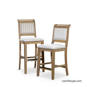 Linon Home Emmy Grey Counter Stool